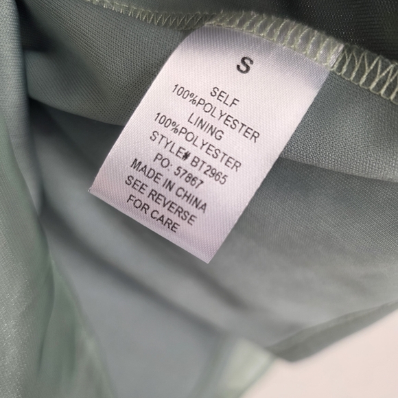 Altard State Mint Green Puff Sleeve Blouse Size Small - Picture 3 of 7